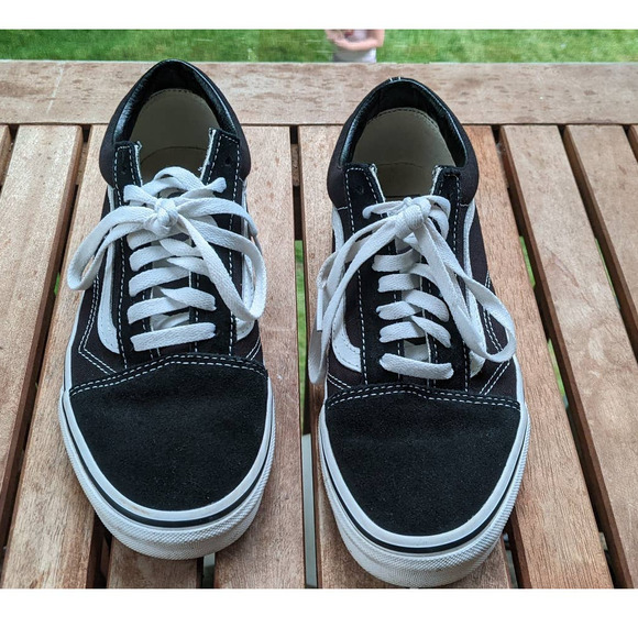 Vans Old Skool Core Classics Style 721356 Size 6.5M 8W Black and White - Picture 3 of 10